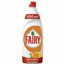 Средство для мытья посуды Fairy Апельсин и лимон 650мл