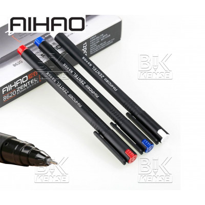 Ручка гел  AH-8620 AIHAO ZENTEL черный стер, 0,5мм 