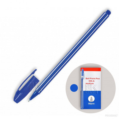 Ручка шарик 555-A BPсиний стер 0.7 мм 