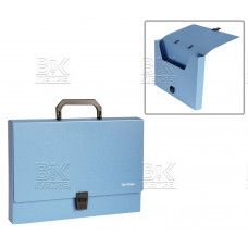 Папка-портфель 1 отделение Berlingo "Standard", A4, 325*230*35мм, 1000мкм, синяя MP2310