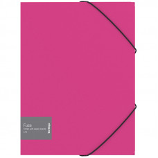 Папка на резинке Berlingo "Fuze" А4, 600мкм, розовая 01313