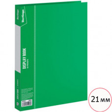 Папка файловая 40 файл Berlingo 21мм 600мкм MT2435 зеленая