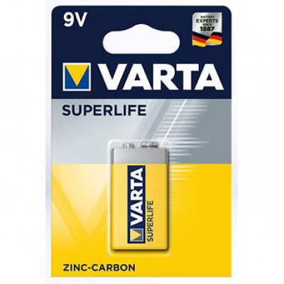 Батарейка Varta Superlife E-Block 9V-6F22P (1шт)