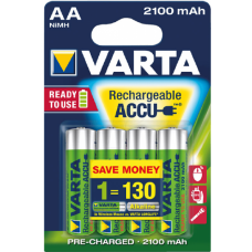 Батарейка Varta R2U Mignon 2100mAh 1.2-HR6/AA (4шт) аккумулятор