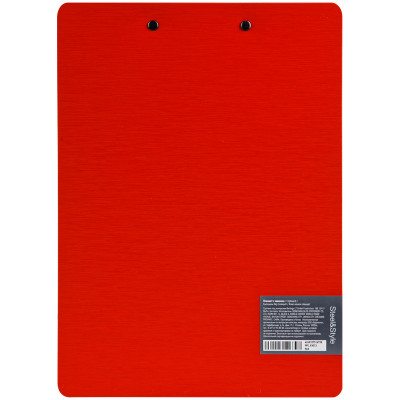 Планшет с зажимом Berlingo  A4 пластик (полифом) красный 94013