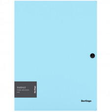Папка-конверт на кнопке Berlingo "Instinct", А4, 180мкм, аквамарин