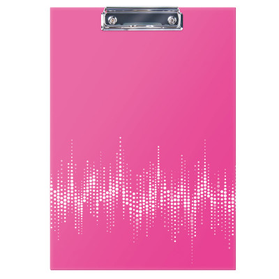 Планшет с зажимом Berlingo "Neon" А4 ламинированный неоновый розовый 04813