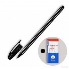Ручка шарик 555-A BP черный стер  0,7 мм