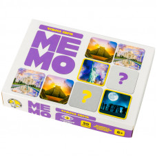 Игра настольная Десятое королевство "Мемо. Чудеса света", 50 карточек, картонная коробка 3591