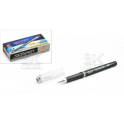 Ручка гел HENG TAI  (SIGNPEN) HT-808/809 черый стер 0.5 мм