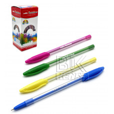 Ручка шарик Rainbow cello синий стер корпус цветное ассорти