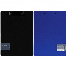 Планшет с зажимом Berlingo "Steel&Style" А4, пластик (полифом), синий 93012