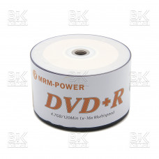 Диск DVD-R 16 х 4,7 GB 120 мин MRM-POWER матовый 50шт
