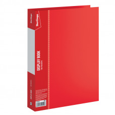 Папка со 100 вкладышами Berlingo "Standard", 30мм, 800мкм, красная 2451