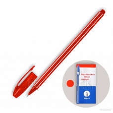 Ручка шарик 555-A BP красный стер  0.7 мм 