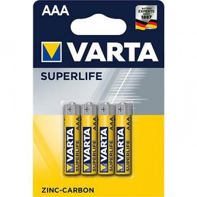 Батарейка Varta Superlife Micro 1.5V-R03P/AAA (4шт)